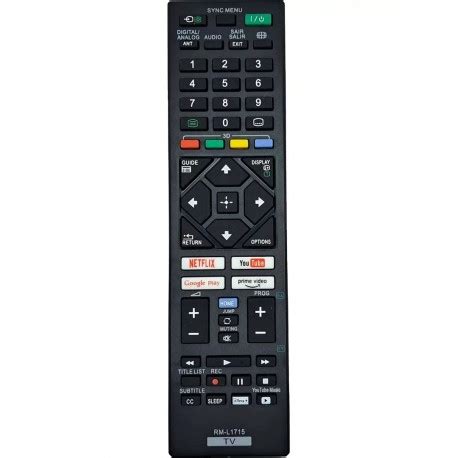 Telecomanda Universala RM L1715 Pentru Lcd Led Si Smart Tv Sony Gata