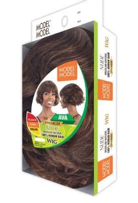 Ava Nude Brazilian Natural 100 Human Hair Wig Model Model