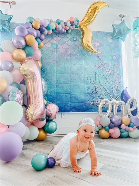 The Sweetest First Birthday Girl Theme Oneder The Sea