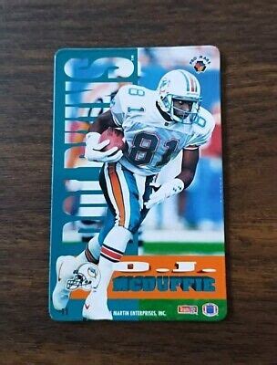 Rare O J Mcduffie Pro Mags Nfl Magnet Miami Dolphins