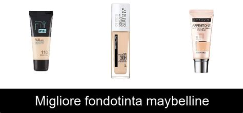 Migliore Fondotinta Maybelline Recensioni E Classifica 2023