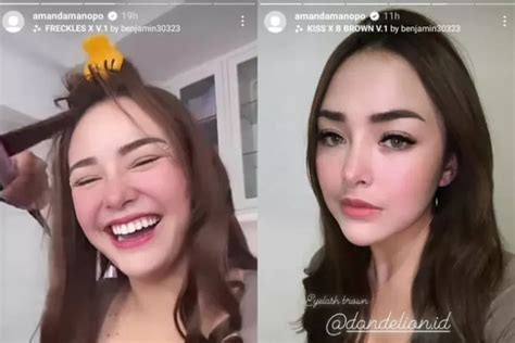 BIKIN PANGLING Posting Penampilan Rambut Baru Amanda Manopo Kembali