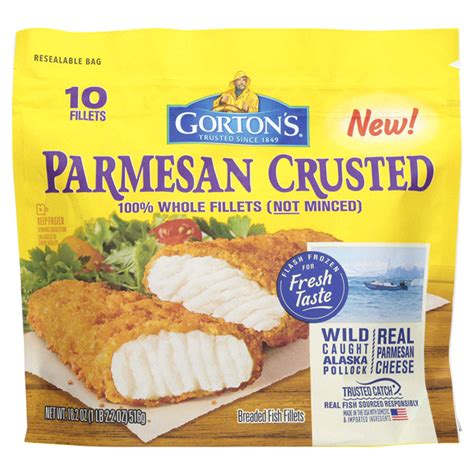 Gorton S Parmesan Crusted Fish Fillets Oz Fish Meijer Grocery