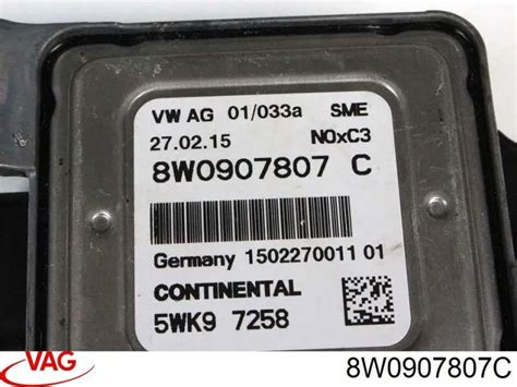 8W0907807C VAG давач nox