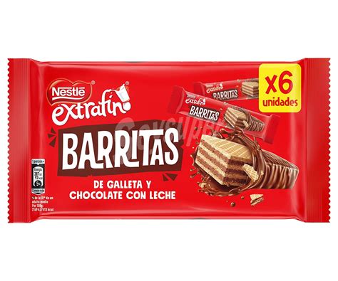 Nestlé Barritas de chocolate extrafino wafer 18 g