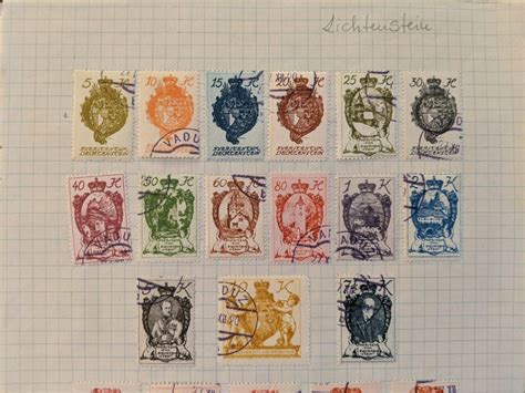 Alte Briefmarken Schweiz Lichtenstein Kaufen Auf Ricardo