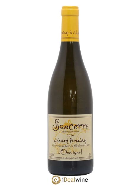 Acheter Sancerre G Rard Boulay Domaine Lot