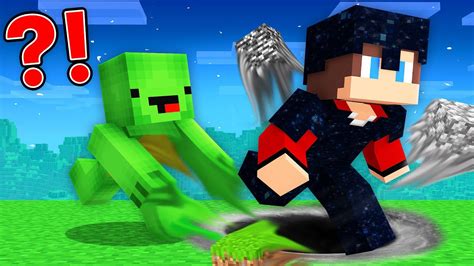 JJ And Mikey Black Hole Armor Speedrunner Vs Hunter In Minecraft