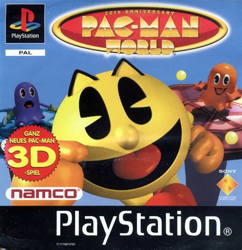 Pac Man World Th Anniversary Playstation Box Cover Art Mobygames