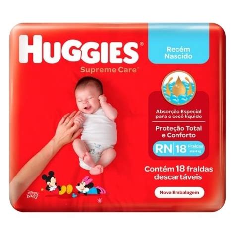 Fraldas Supreme Care Rn Un Huggies One Pharma