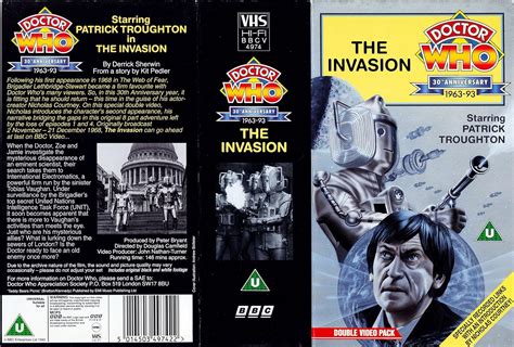 Doctor Who The Invasion 30th Anniversary 1963 93 Vhs Patrick