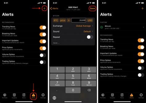 How To Add An Alert Crypto Pro