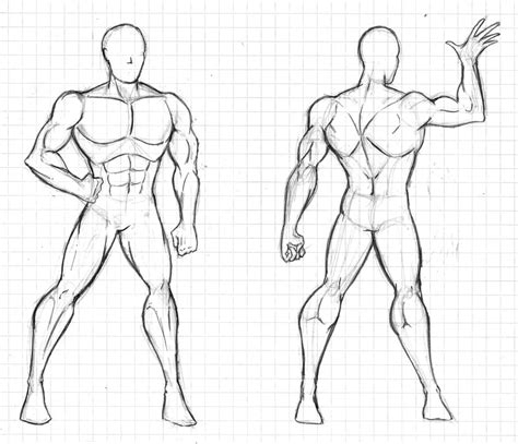 Buff Man Drawing at GetDrawings | Free download