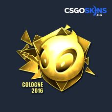 Sticker Team Dignitas Gold Cologne 2016 CSGOSKINS GG