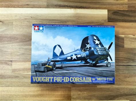 1 48 Vought F4U 1D Corsair W Moto Tug 61085 Hobbies Toys Toys