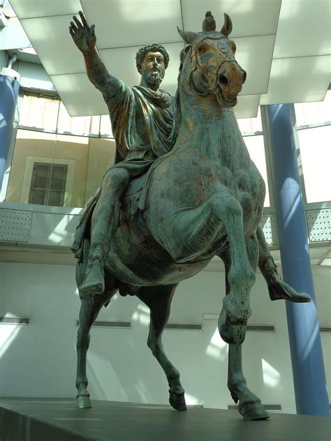 Estatua Ecuestre De Marco Aurelio Sta Es La Original Con Flickr