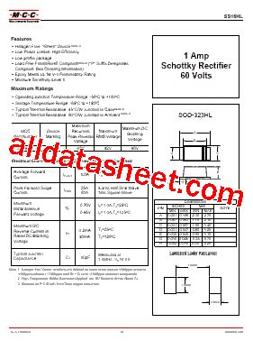 Ss Hl Tp Datasheet Pdf Micro Commercial Components