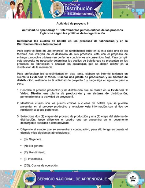 Evidencia 2 Informe Determinar Los Cuellos De Botella En Los Procesos