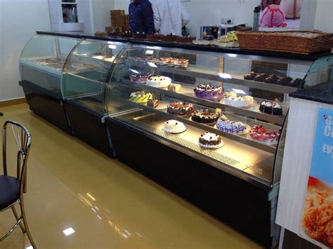 Ss Glass Ft Ss Cake Display Counter For Restaurant Mm At Rs