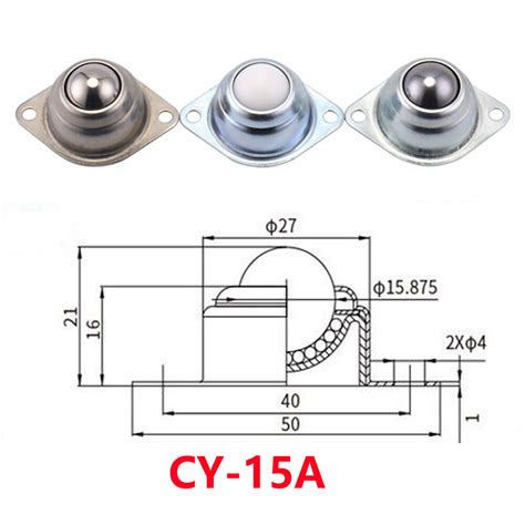 Roller Ball Transfer Bearing Caster Screw Mounted Universal Base Conveyor Roller Ebay