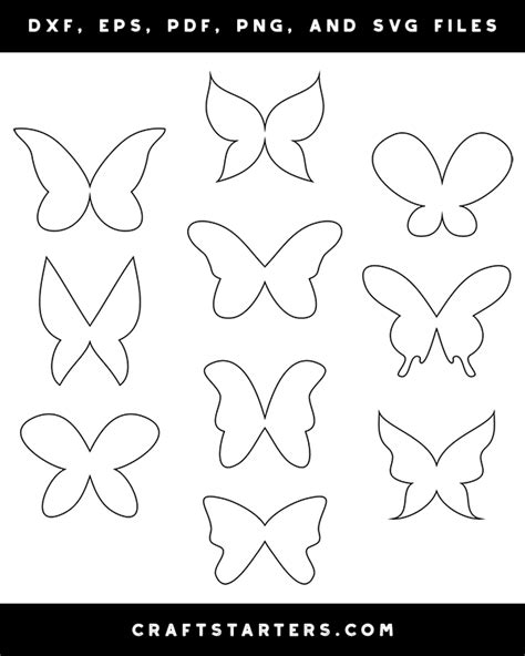 Printable Butterflies Patterns