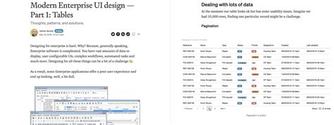 Enterprise UX: essential resources to design complex data tables by Stéphanie Walter - UX ...