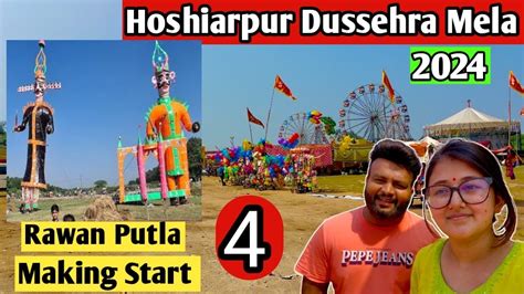 Hoshiarpur Dussehra 2024 Rawan Making Start Dussehra Mela Full Of