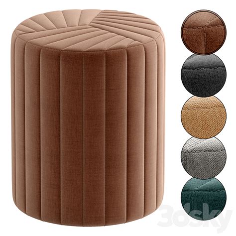 Round Pouf Jimi From Inmyroom Ru Other Soft Seating 3D Model