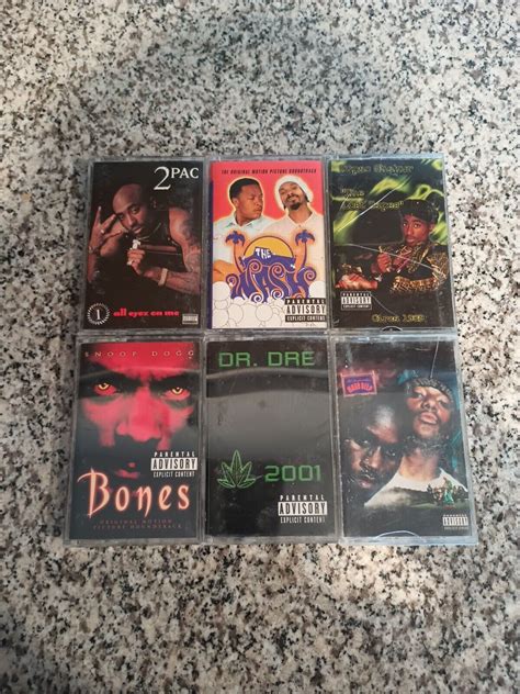 Rap Cassette Lot Of 6 2pac Dr Dre Mobb Deep Etc Ebay