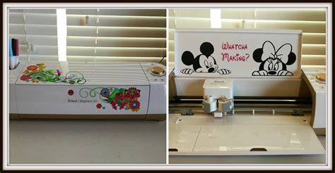 Love how I decorated my Cricut Explore Air. I used printable vinyl on the outside and then ...