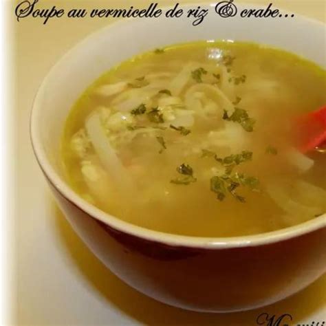 Soupe De Crabe Et Vermicelles De Riz