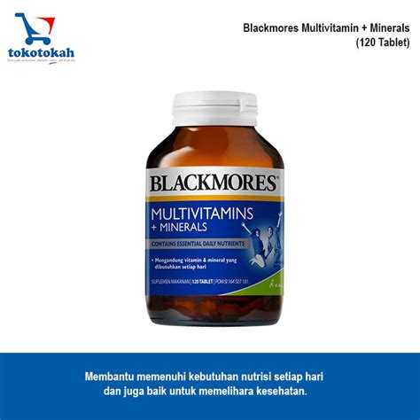 Jual Blackmores Multivitamins Minerals Bpom Kalbe Tablet