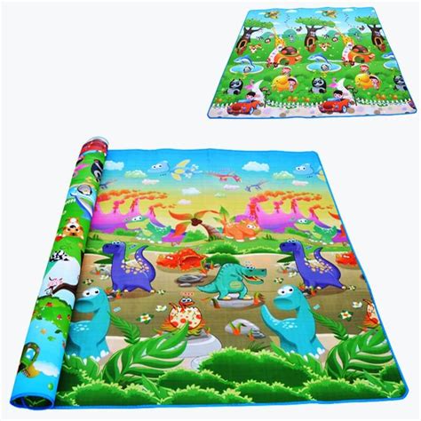 Grand Tapis De Jeu Dinosaure En Mousse