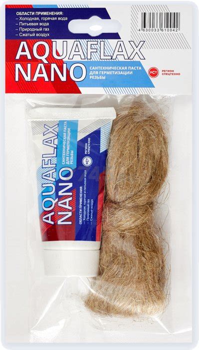 САНТЕХМАСТЕР Паста для льна Aquaflax nano 30 гр + 15 гр лён, купить ...