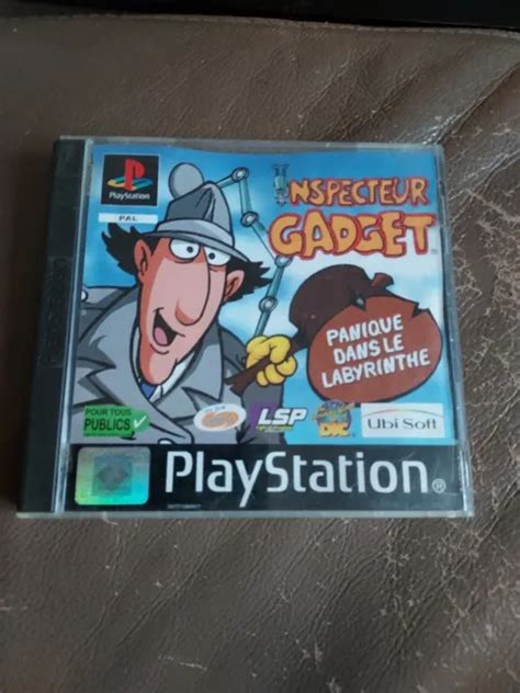 JEUX PS1 PAL INSPECTEUR Gadget Panique Dans Le Labyrinthe EUR 9 50