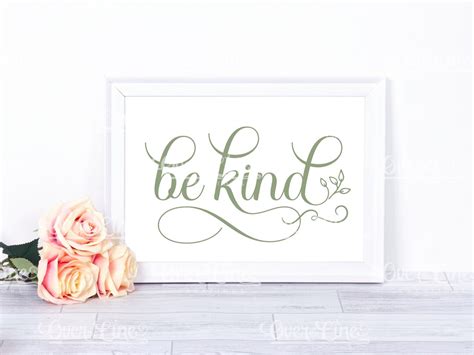 Be Kind SVG - Etsy