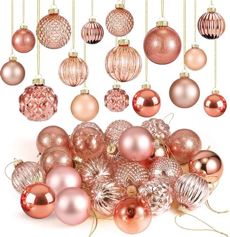 Amazon Liliful Pcs Glass Christmas Ball Ornaments Inch