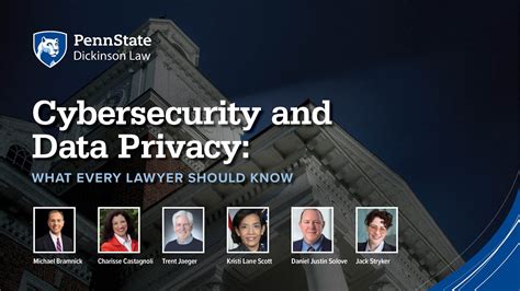 Cybersecurity And Data Privacy Webinar What Every Lawyer Should Know