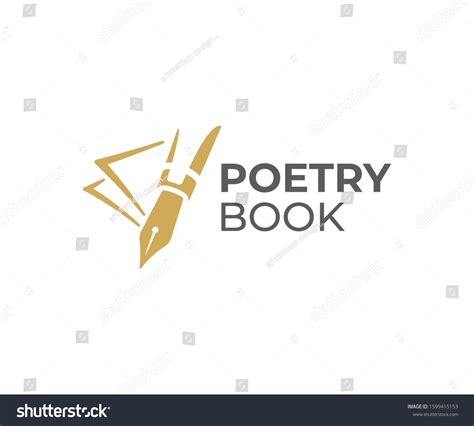 Fountain Pen Writing Logo Design Writer Stock Vector (Royalty Free ...