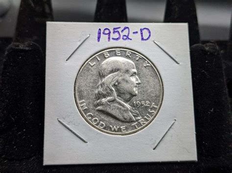 D Franklin Silver Half Dollar Isabell Auction