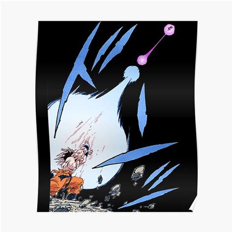 "Kamehameha Vs Galick Gun Manga Colour Classic ." Poster for Sale by ...