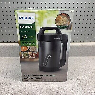 Philips Soup Maker Viva Collection Black Stainless Steel HR2204 70