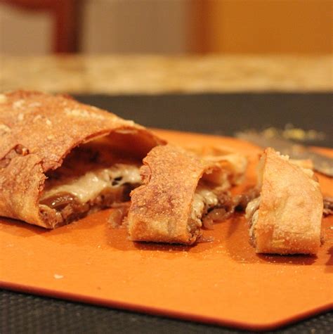 Philly Cheesesteak Stromboli - Lisa's Dinnertime Dish