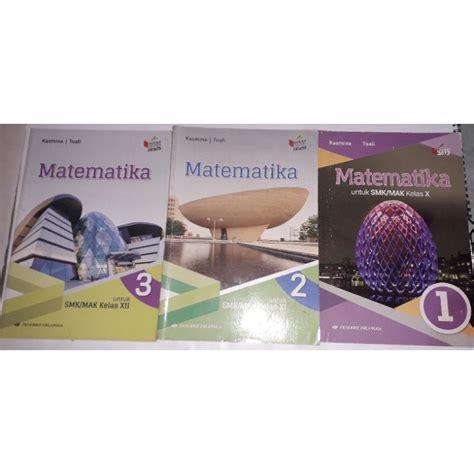 Jual Buku Matematika Untuk SMK MAK Kelas X 10 XI 11 XII 12 By