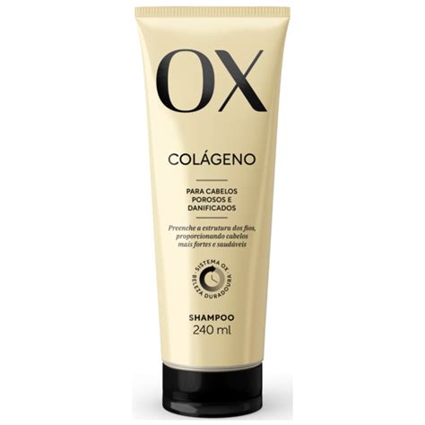 Kit OX Colágeno Shampoo e Condicionador 240ml cada