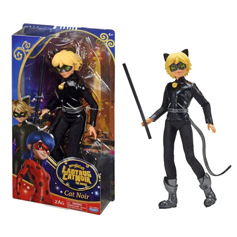 Playmates Toys Miraculous Cat Noir 11" Action Figure Doll from Ladybug ...