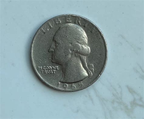 Rare 1965 Quarter Etsy