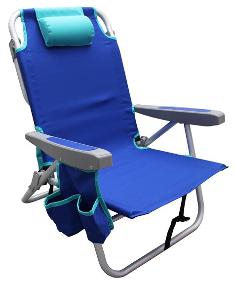 Mainstays Reclining Blue Beach & Event Backpack Chair – BrickSeek