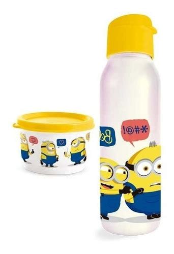 Eco Active Potecillo Minions Set Tupperware MercadoLibre