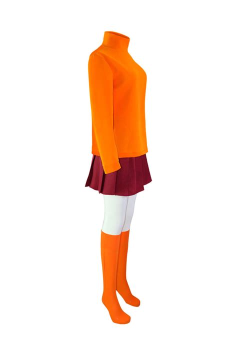 Movie Scooby Doo 2：monsters Unleashed Velma Outfits Halloween Carnival Suit Cosplay Costume